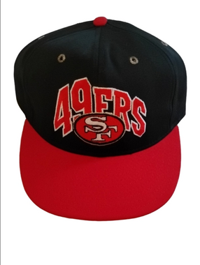 AnnCo NFL SF 49ers Black & Red 7 3/8 Fiited Cap